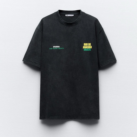 Size Large | Zara | NWT Printed Graphic T Shirt - Picture 4 of 8